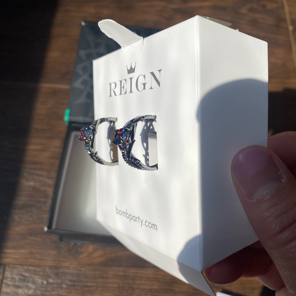 Reign Black and Multicolor Earrings - Picture 5 of 6